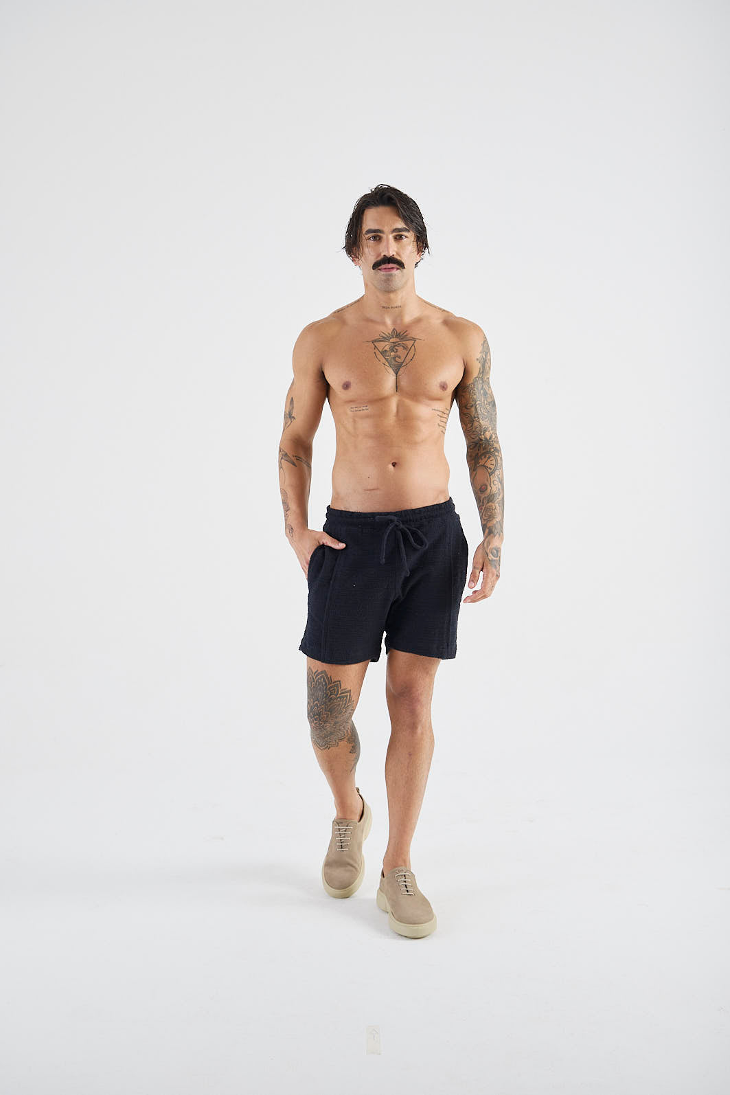 Shorts Cordão Serena Preto