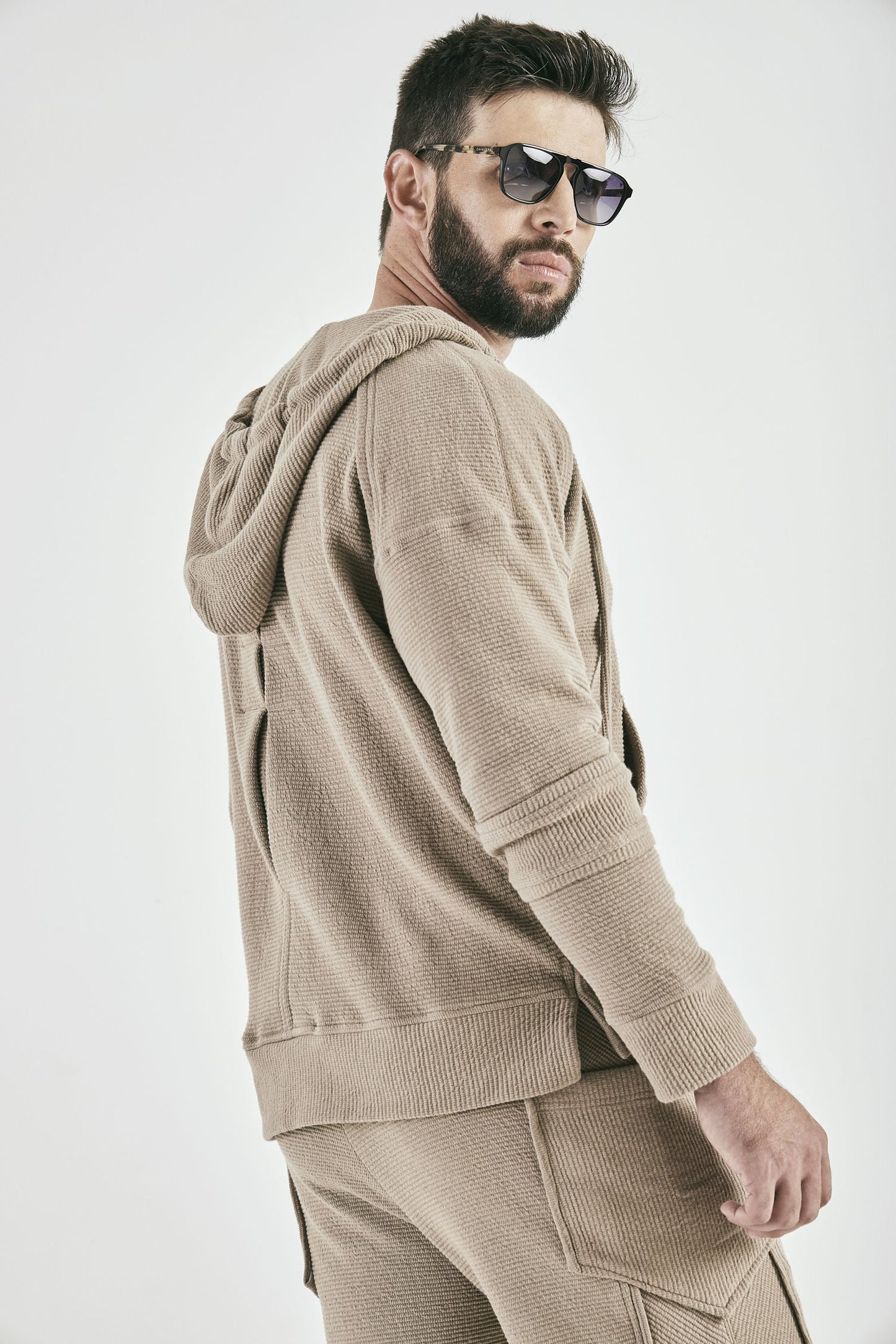 Bermuda Comfort Moletom Marrom