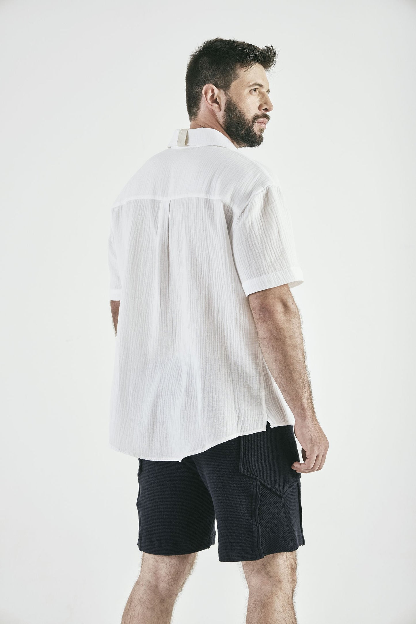 Camisa Manga Curta Nice Off White