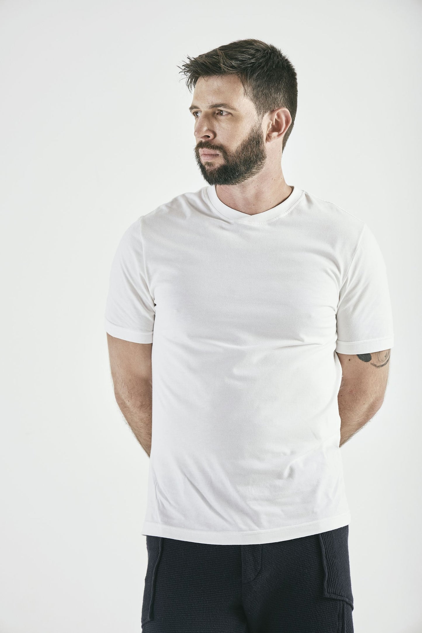 Camisa básica Florença off White