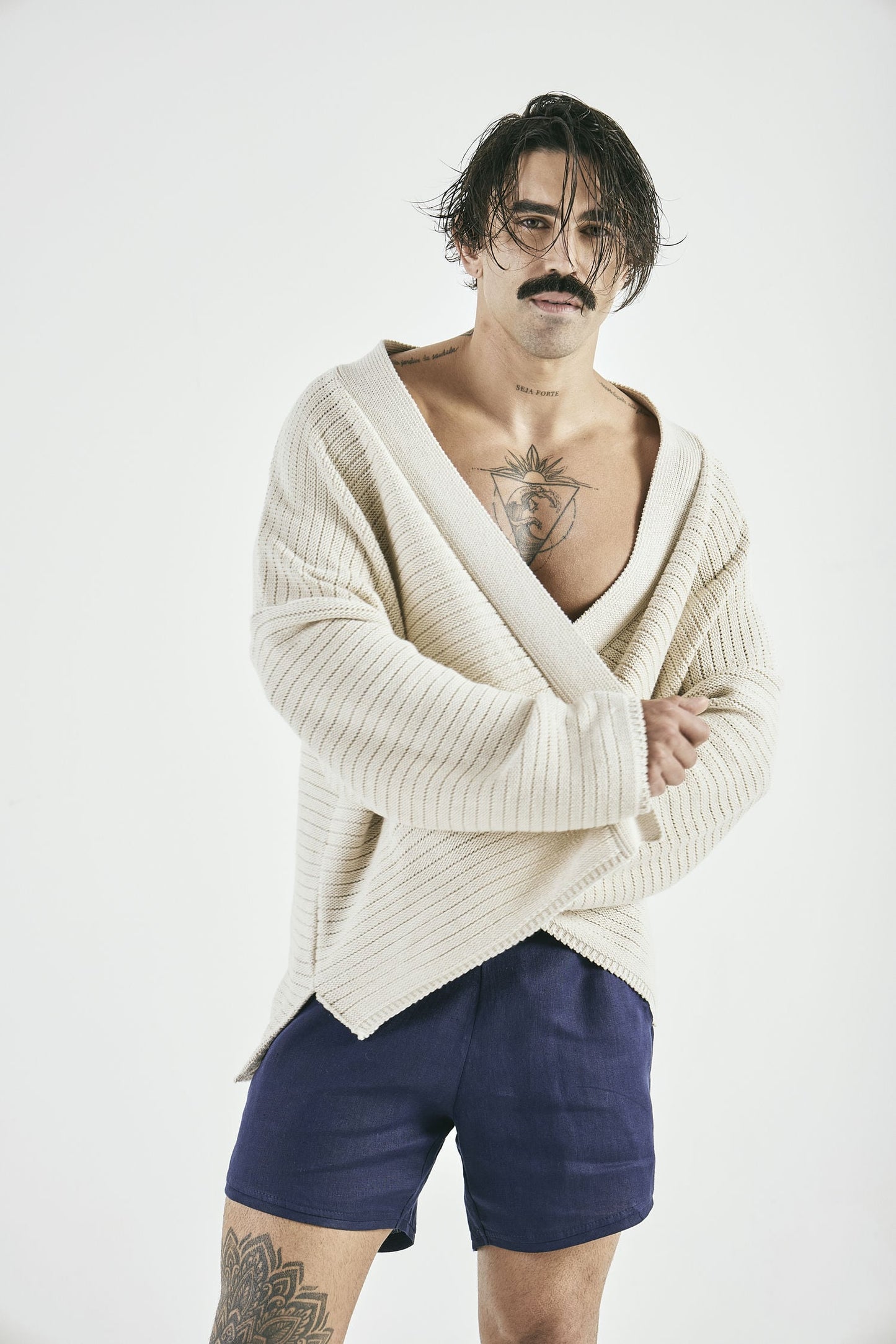 Tricot Roma Off White