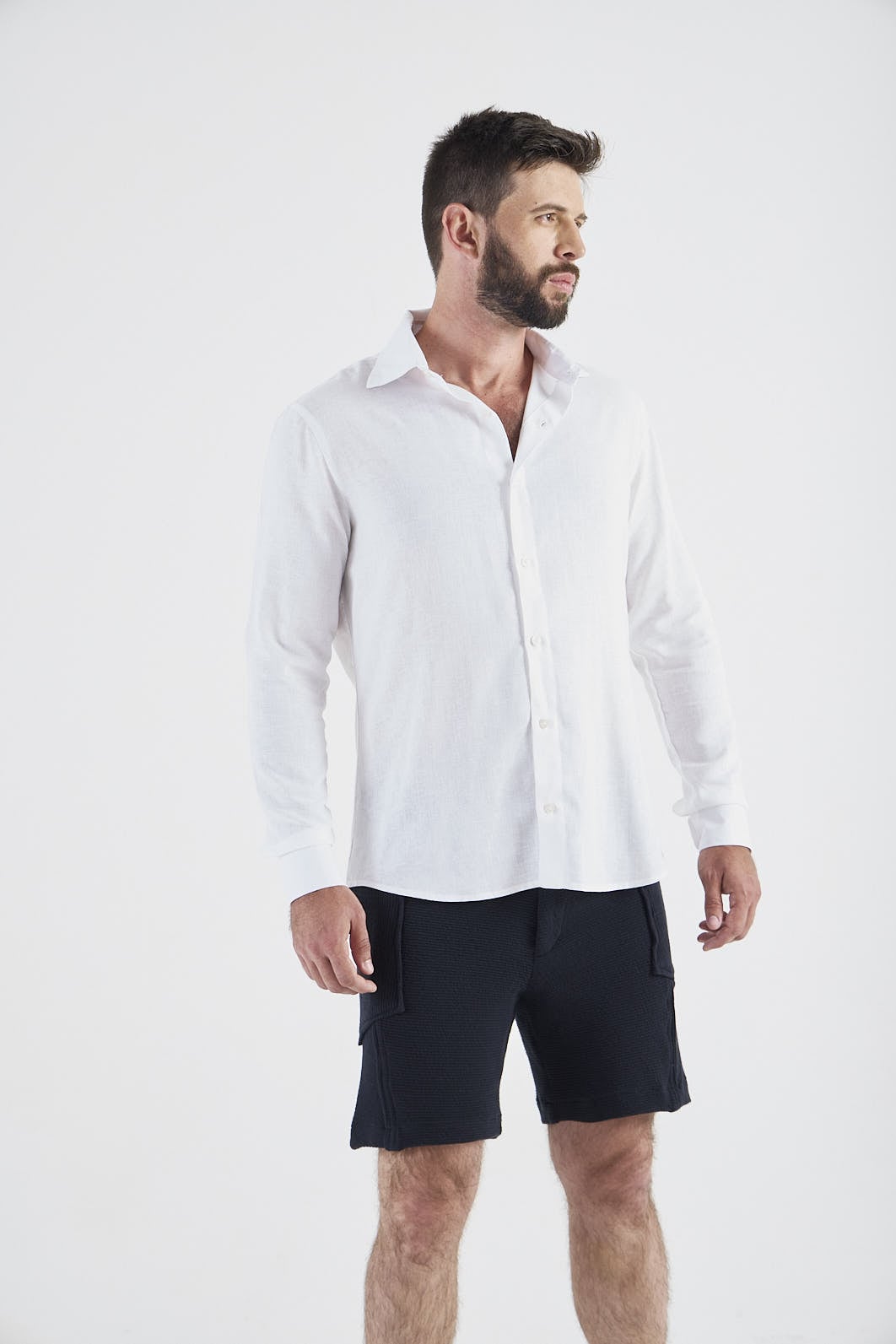 Camisa Manga longa Serena Off White