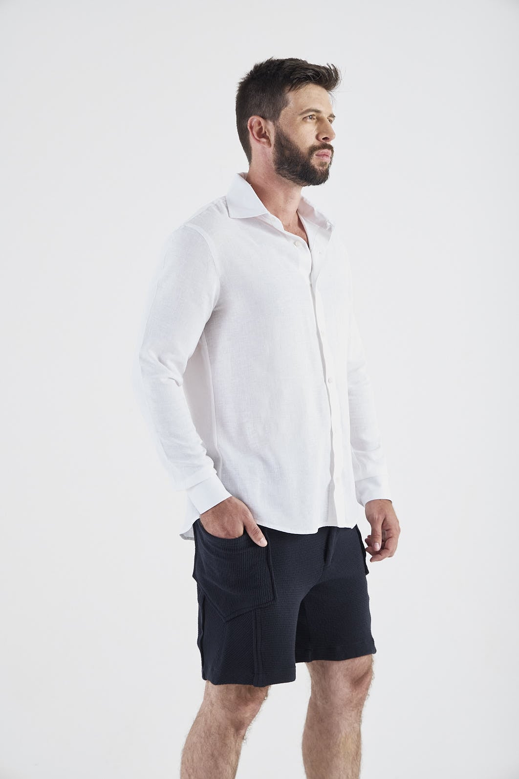 Camisa Manga longa Serena Off White