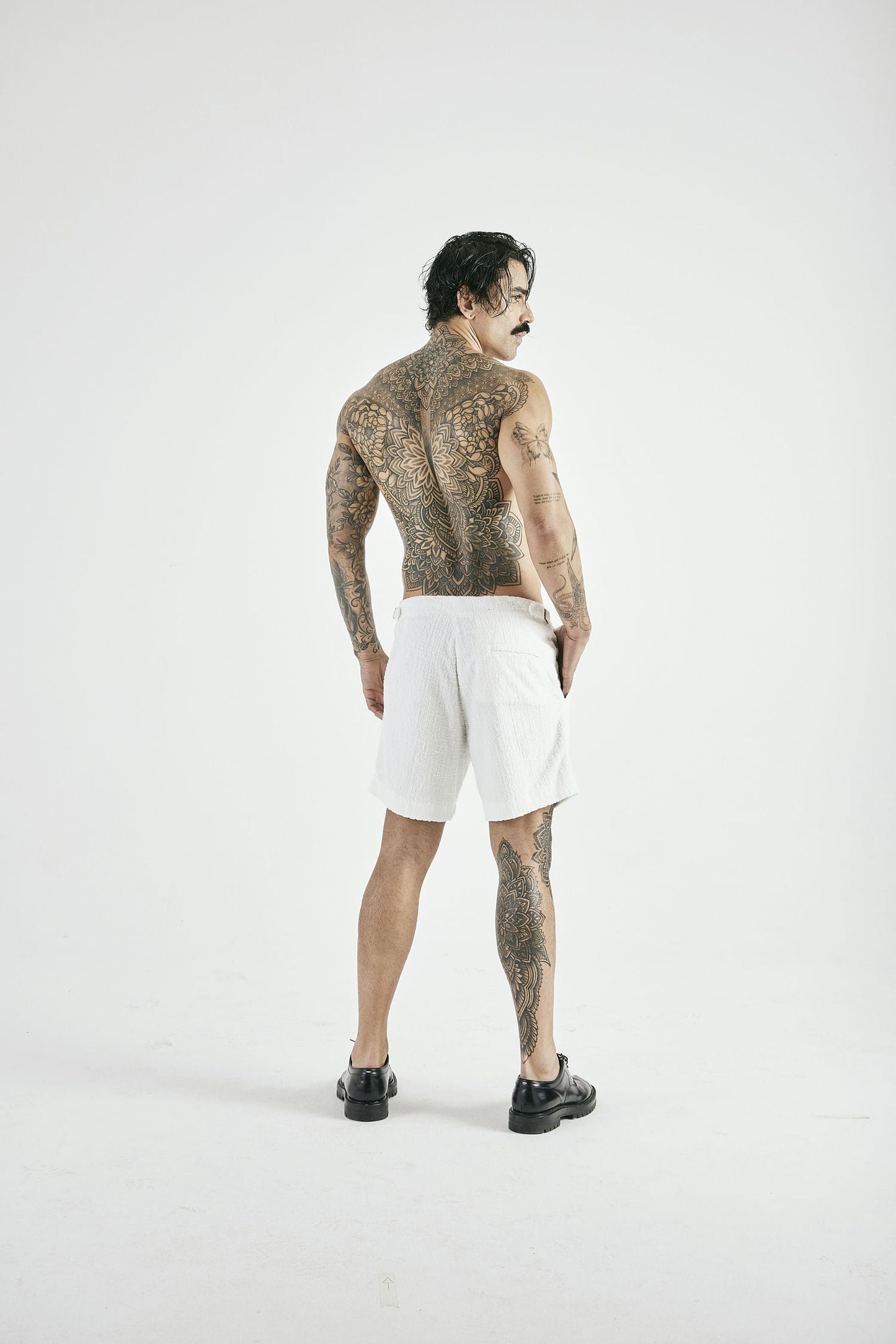 Shorts Atoalhado Duf off White