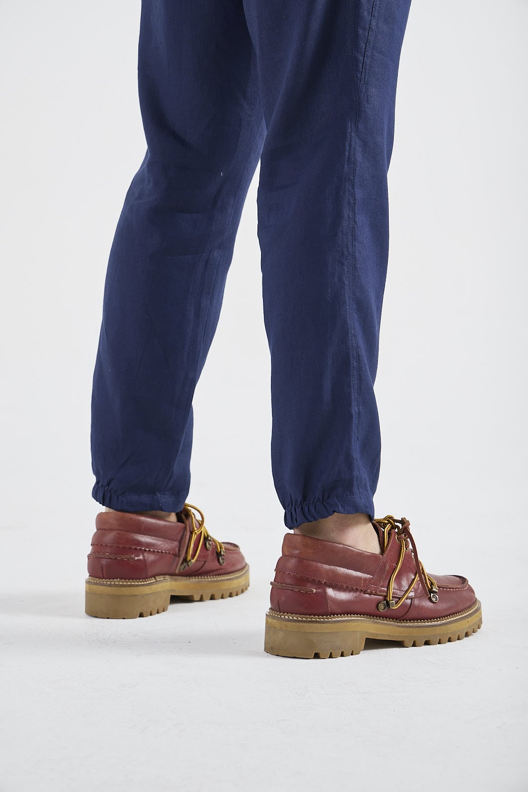 Calça Linho Cannes Azul Marinho