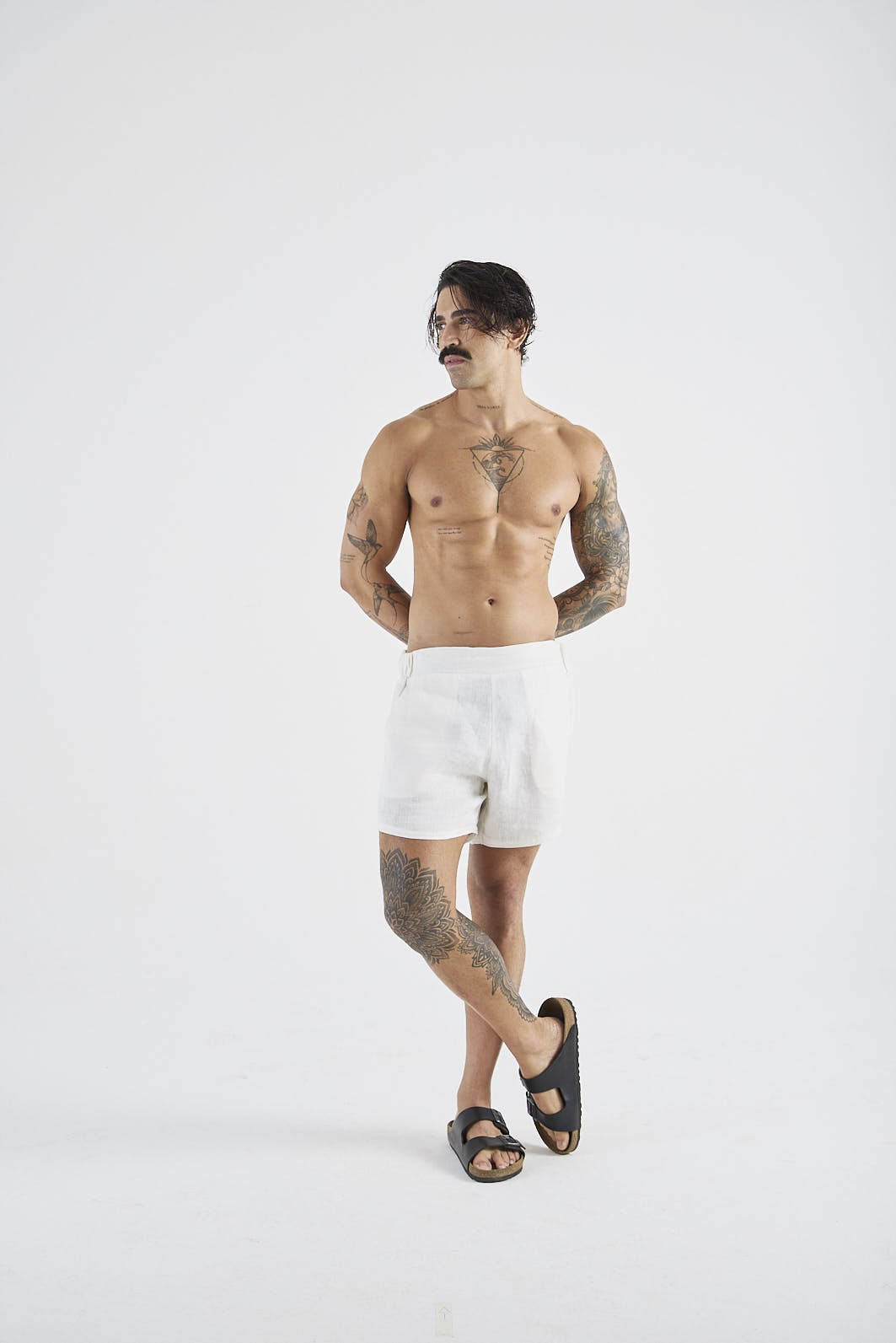 Bermuda Linho Cannes Off White