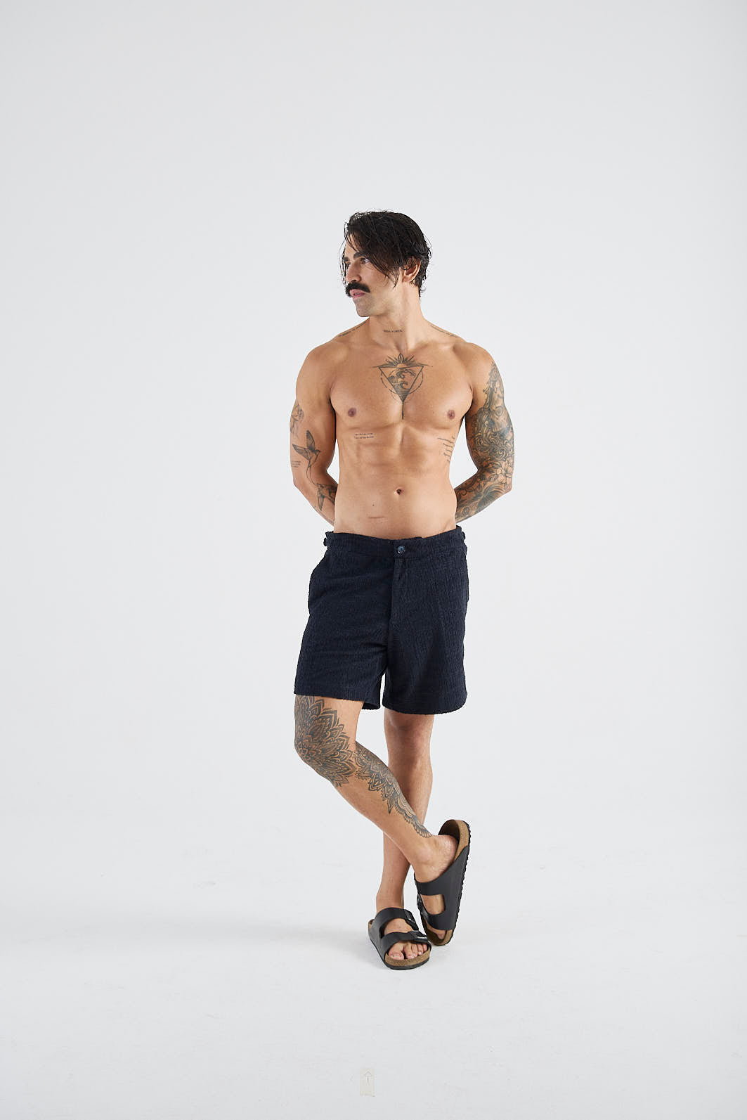 Shorts Atoalhado Duf Preto