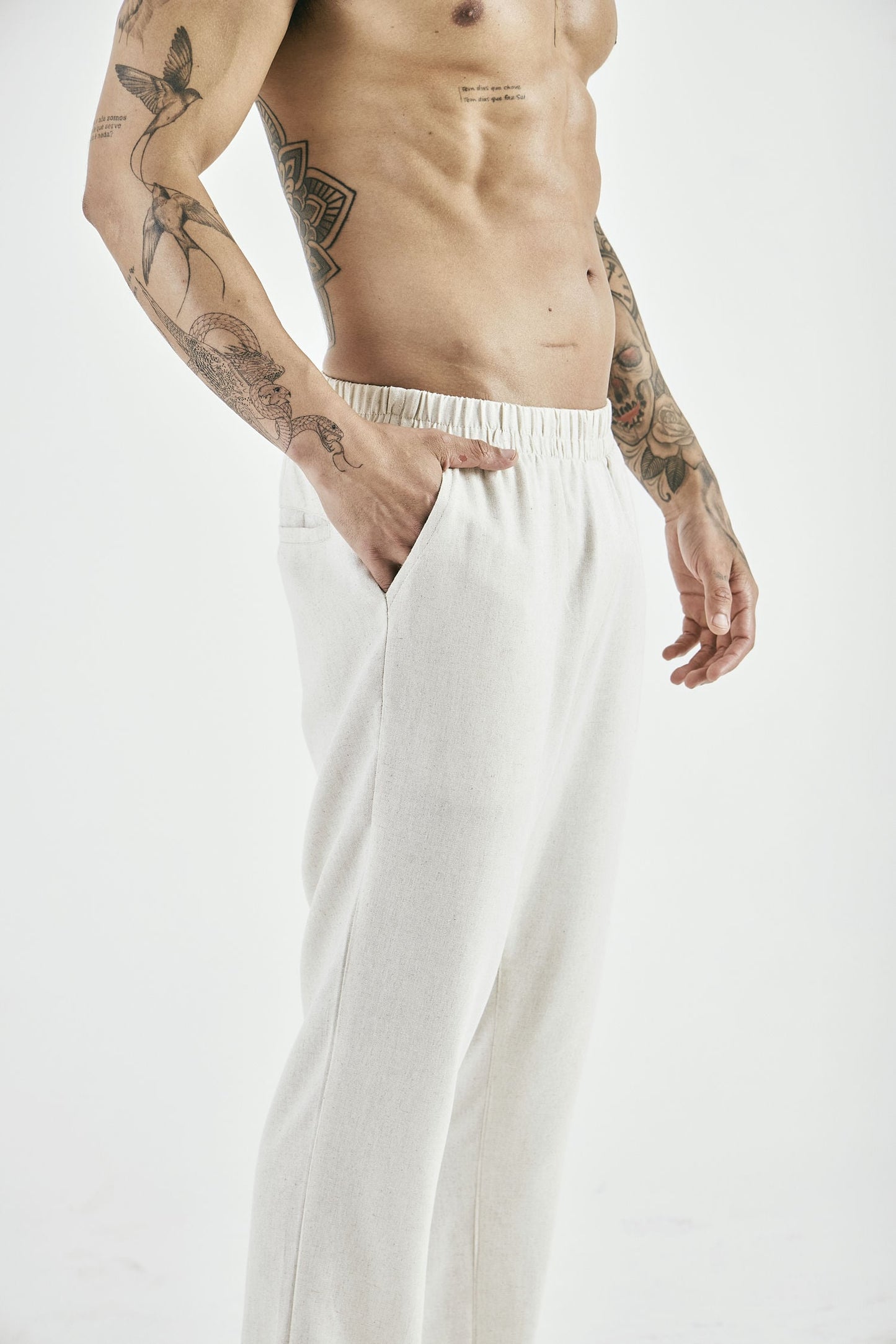 Calça Roma Areia