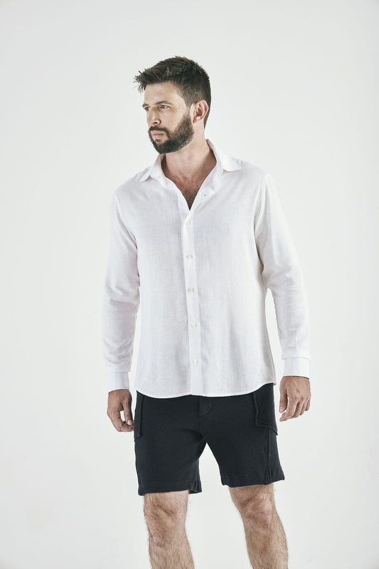 Camisa Manga longa Serena Off White