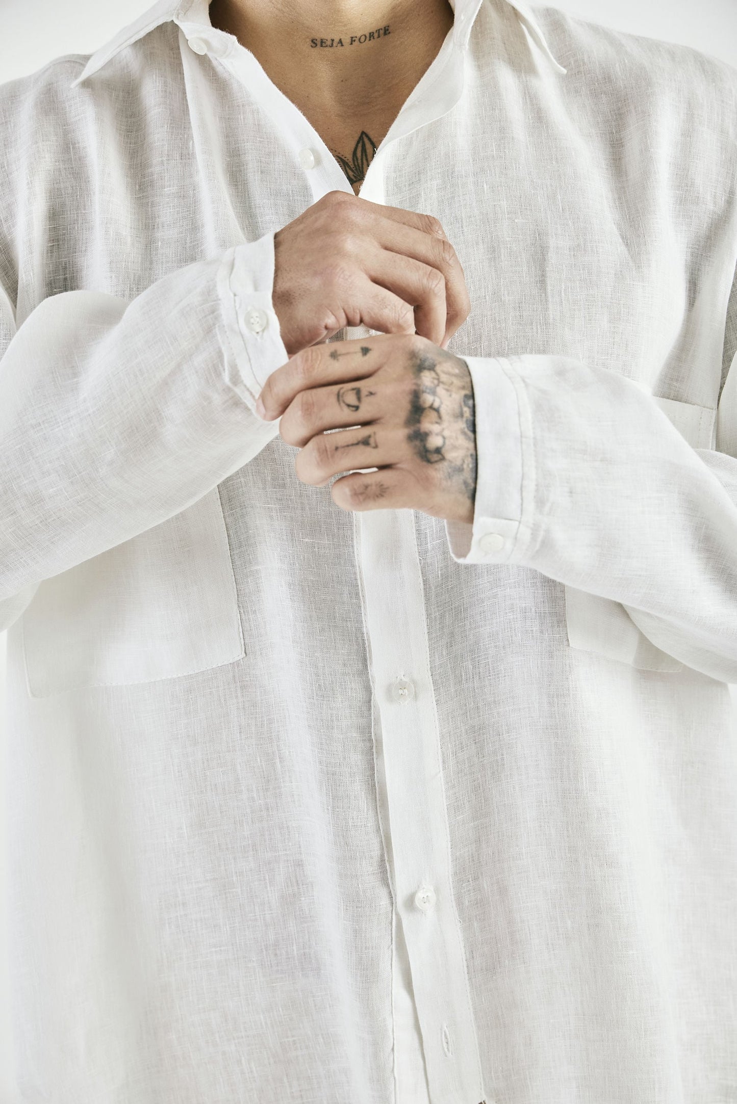 Camisa Linho Cannes Off White